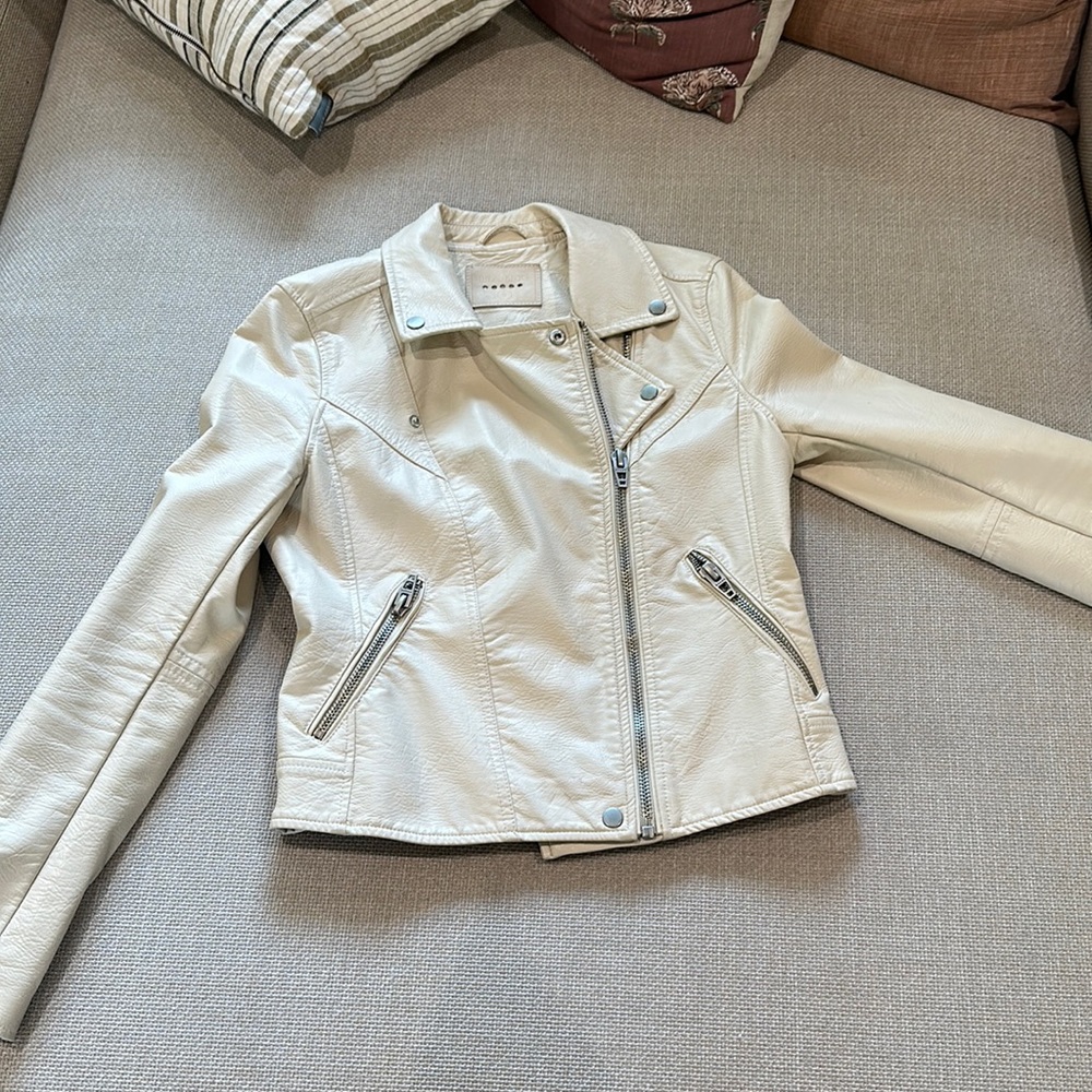 Blank NYC- faux leather moto jacket